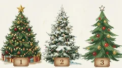 Which Christmas Tree Are You Drawn To? A Cozy Personality Test